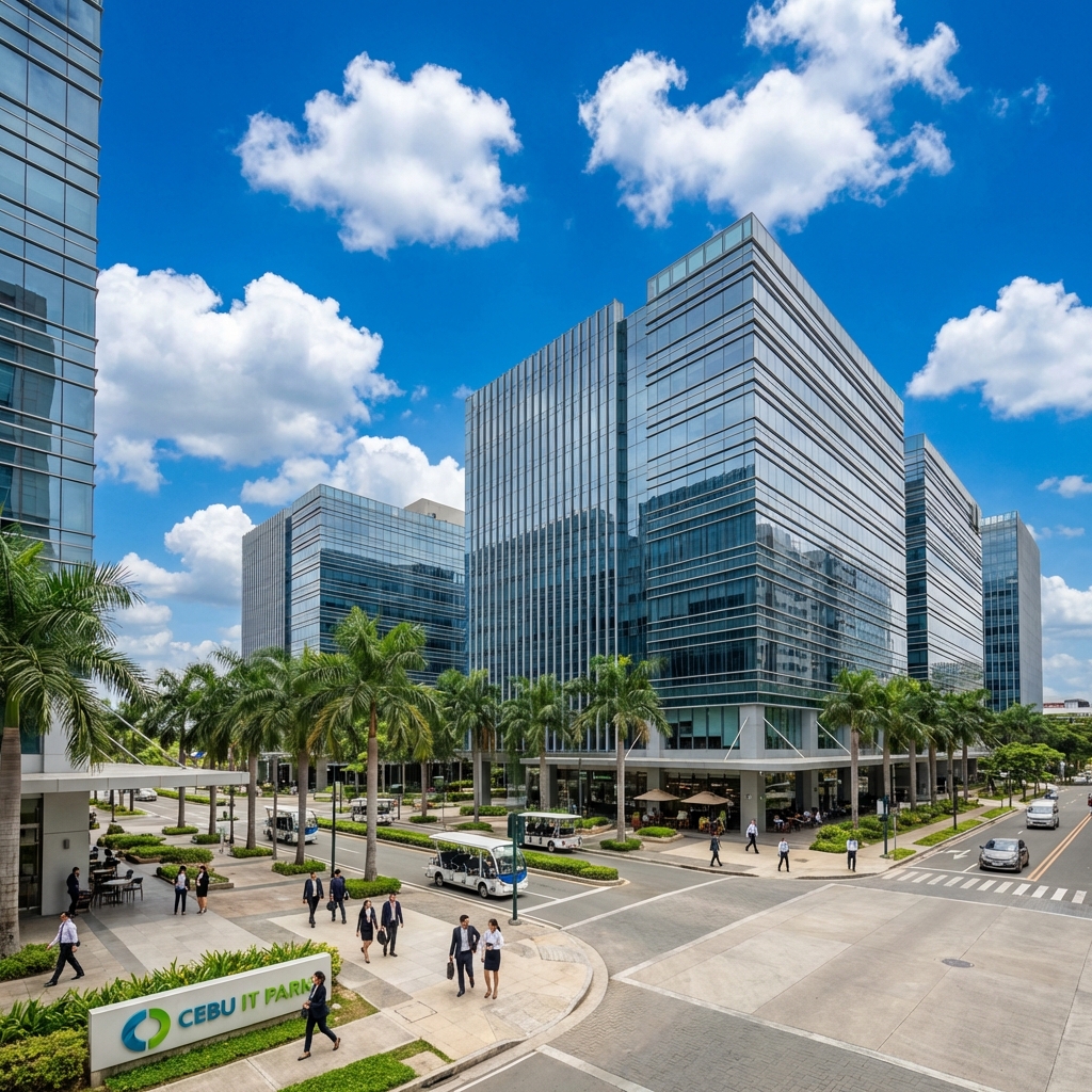 セブ島ITパーク。フィリピン進出のオフィスエリア